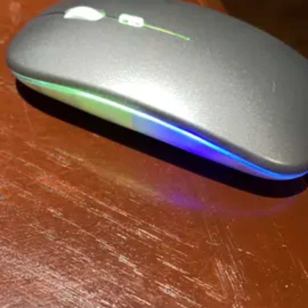 Wireless Rechargeable Mouse Dual Mode Slim Portable Mouse